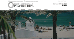 Desktop Screenshot of fortlauderdalepsychology.com